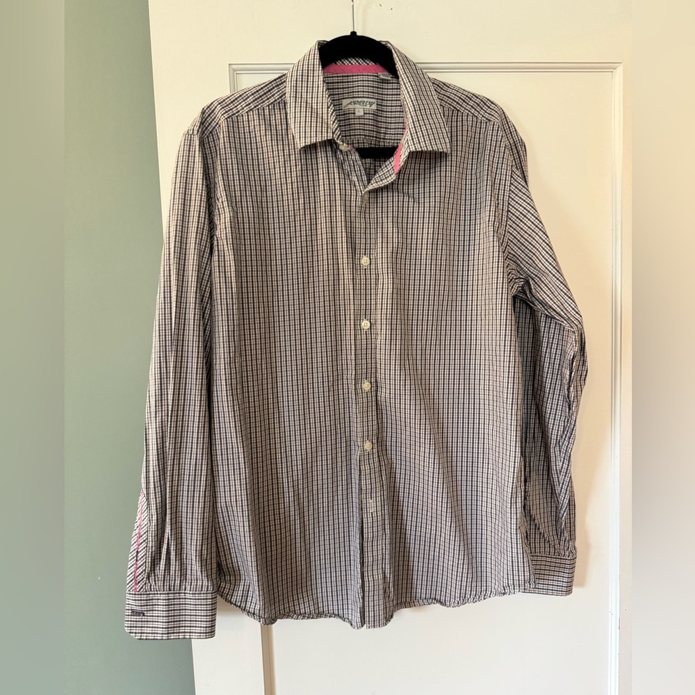 Jeremy Argyle NYC Plaid Shirt Size L